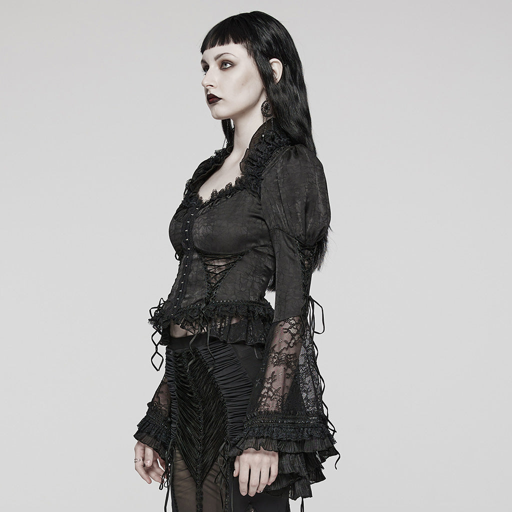 Goth Gorgeous Palace Style Lace Shirt– Punkravestore