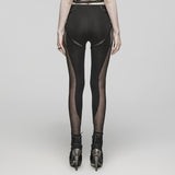 PUNK Radial Hollow  Leggings