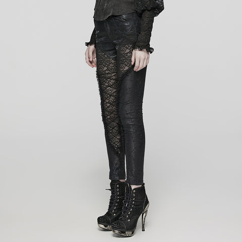 Goth Exquisite Lace Leggings