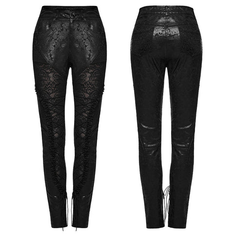 Goth Exquisite Lace Leggings