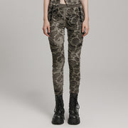 Wasteland tie-dyed  punk trousers