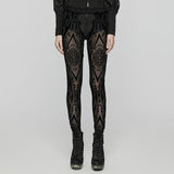 Goth Mesh Pattern Leggings