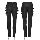 Goth retro metal leggings