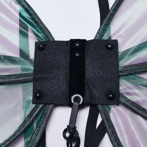 Punk Iridescent  Mesh Butterfly Wings