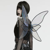 Punk Iridescent  Mesh Butterfly Wings