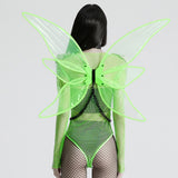 Punk Iridescent  Mesh Butterfly Wings