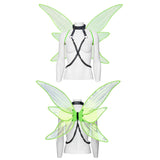 Punk Iridescent  Mesh Butterfly Wings