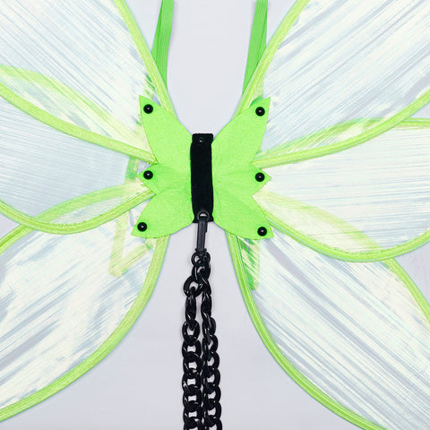 Punk Iridescent  Mesh Butterfly Wings