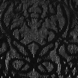 Goth  knitted elastic  mesh dress