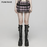 2024 Sweet punk pleated skirt