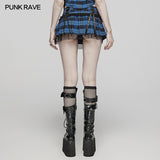 2024 Sweet punk pleated skirt