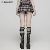 2024 Sweet punk pleated skirt