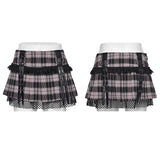 2024 Sweet punk pleated skirt