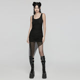 Wasteland hooded two-piece mesh dress