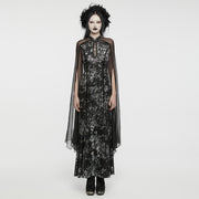 Goth Flowing Fairy  Dress