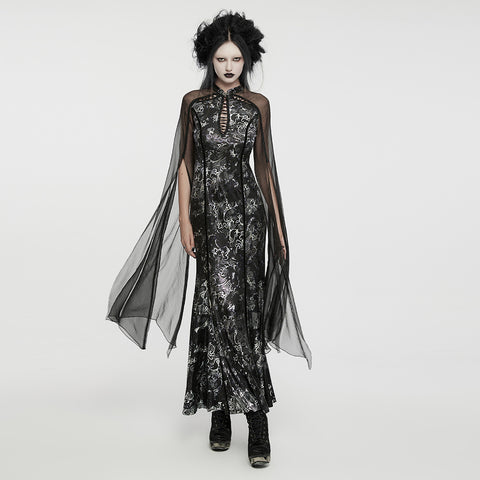 Goth Flowing Fairy  Dress