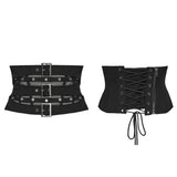 Punk Double layered Adjustable Corset