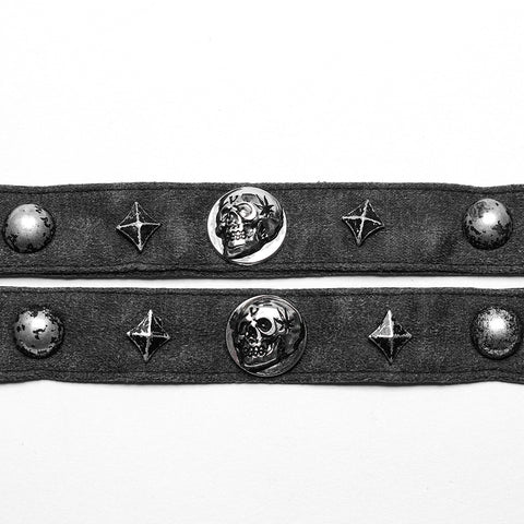 2024 Punk metal rivet choker