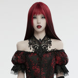 Goth ruby collar