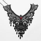 Goth ruby collar