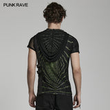 Punk lightwave printed T-shirt