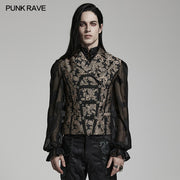 Goth Gorgeous jacquard waistcoat