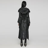 Goth decadent hooded knitted jacket