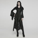 Goth decadent hooded knitted jacket