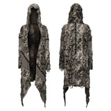 Wasteland Tie-dyedpunk decayed coat