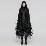 Dark Goth Gorgeous Feather Cloak