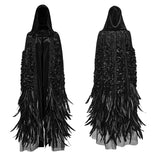 Dark Goth Gorgeous Feather Cloak