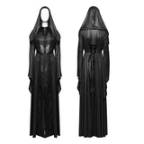 Goth Hooded Witch Coat