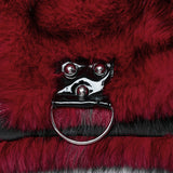 Punk personalized short fur jacket