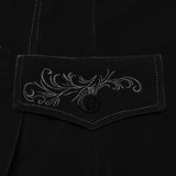 Goth Exquisite Embroidered Coat