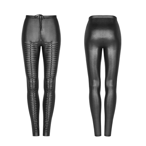 Gothic Devil Footprints Leggings Split Pants