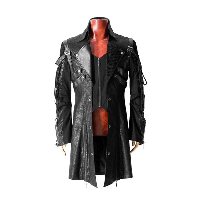 Studded Special Hot Fit Leather Long Gothic Coat– Punkravestore